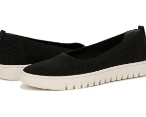 VIONIC Flats<Uptown Skimmer Knit Slip-ons Black Fabric