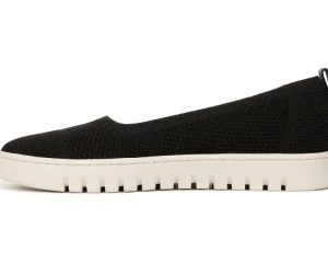 VIONIC Flats<Uptown Skimmer Knit Slip-ons Black Fabric