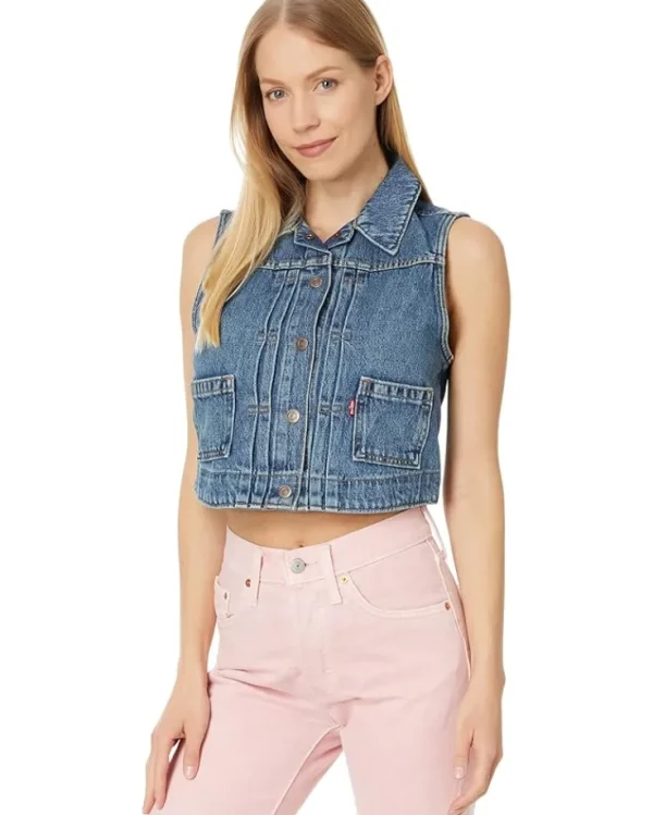 Levi's® Premium Coats & Outerwear<Utility Vest Ironically Happy Trucker