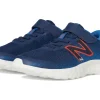 New Balance Kids Adaptive | Sneakers<520v8 Bungee Lace (Little Kid) NB Navy/Neo Flame
