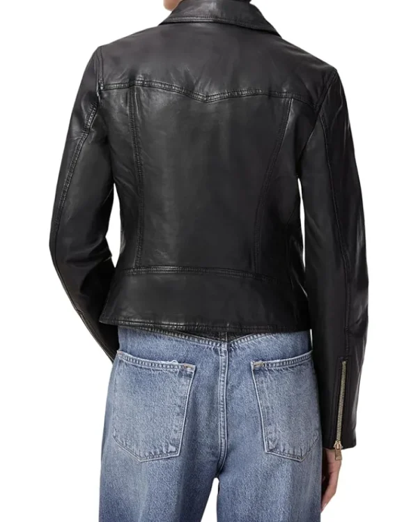AllSaints Coats & Outerwear<Vela Biker Black/Gold