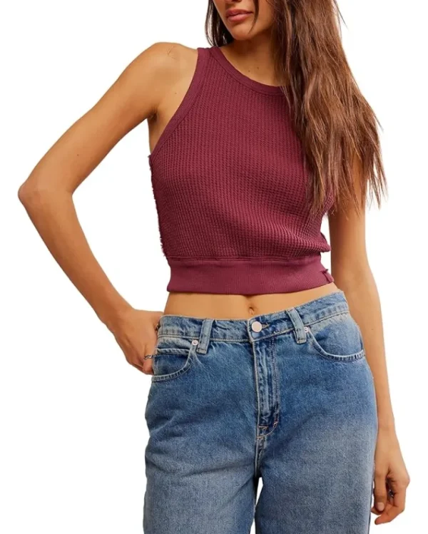 Free People Shirts & Tops<Vest Tank Amaranth