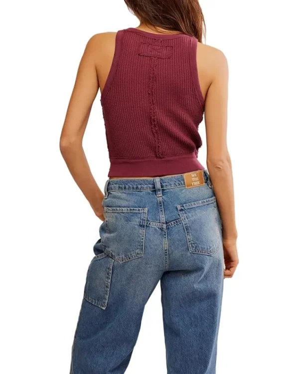 Free People Shirts & Tops<Vest Tank Amaranth
