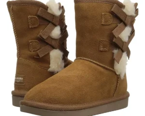 Koolaburra by UGG Kids Boots<Victoria Short (Little Kid/Big Kid) Chestnut
