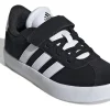 adidas Kids Adaptive | Adaptive<VL Court 3.0 Elastic Lace (Little Kid) Black/White/Black