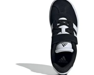 adidas Kids Adaptive | Adaptive<VL Court 3.0 Elastic Lace (Little Kid) Black/White/Black