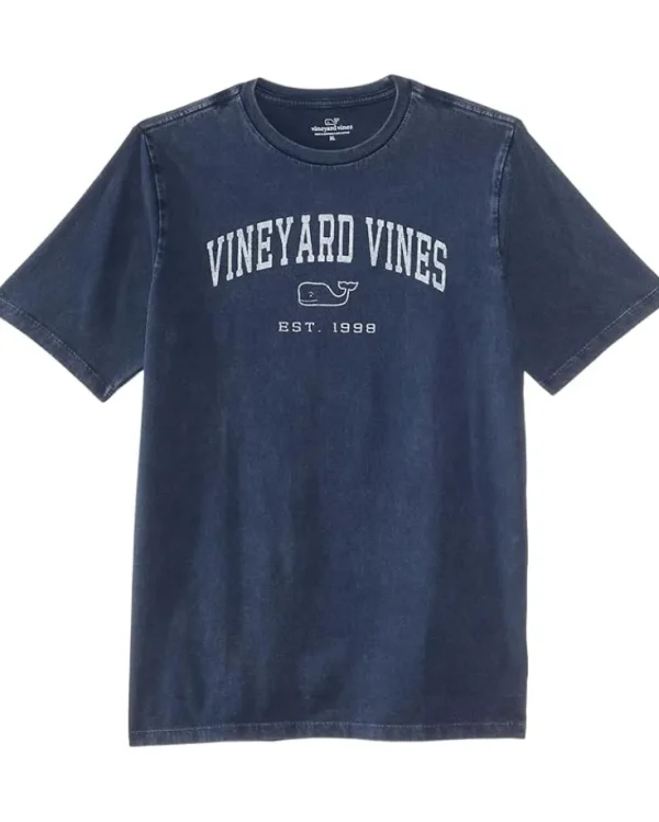Vineyard Vines Kids Shirts & Tops<VV Heritage Logo VV Short Sleeve Tee (Toddler/Little Kids/Big Kids) Nautical Navy
