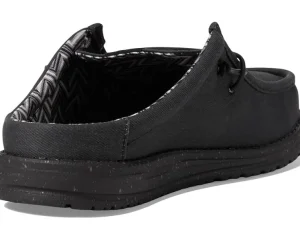 Hey Dude Adaptive<Wally Slip Canvas Black/Black