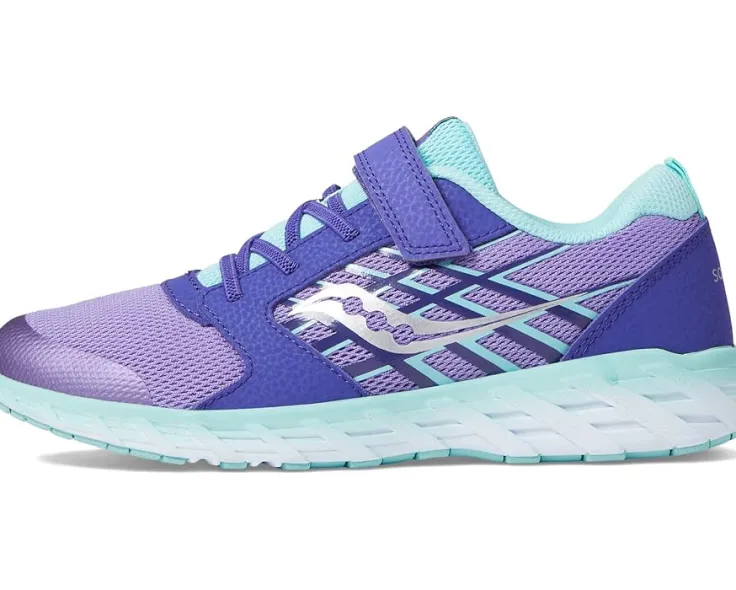 wind_ac__little_kidbig_ki_3.webp Saucony Kids Adaptive | Sneakers<Wind A/C 2.0 (Little Kid/Big Kid) Purple/Turquoise