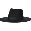 San Diego Hat Company Hats<Wool Felt Stiff Brim Fedora w/ Bow Trim Beige