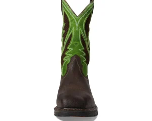 Ariat Work & Duty Boots<Workhog Wide Square Toe Venttek Composite Toe Bruin Brown/Grass Green