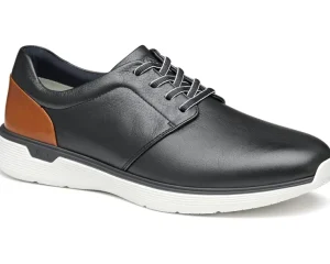 Johnston & Murphy Wide<Xc4 Prentiss 2 Plain Toe Black Waterproof Full Grain