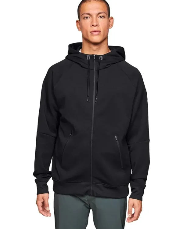 On Hoodies & Sweatshirts<Zipped Hoodie Black 1