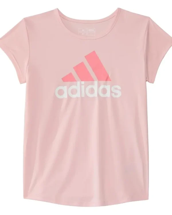 adidas Kids AEROREADY® Short Sleeve Essential Polyester Tee(Big Kid) | Kids Shirts & Tops