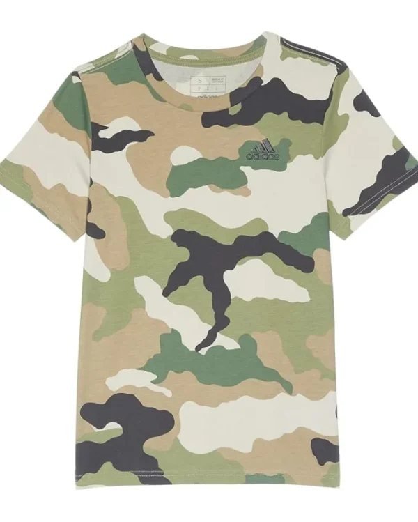 adidas Kids Aop France Camo Tee (Big Kids) | Kids/BOY Shirts & Tops