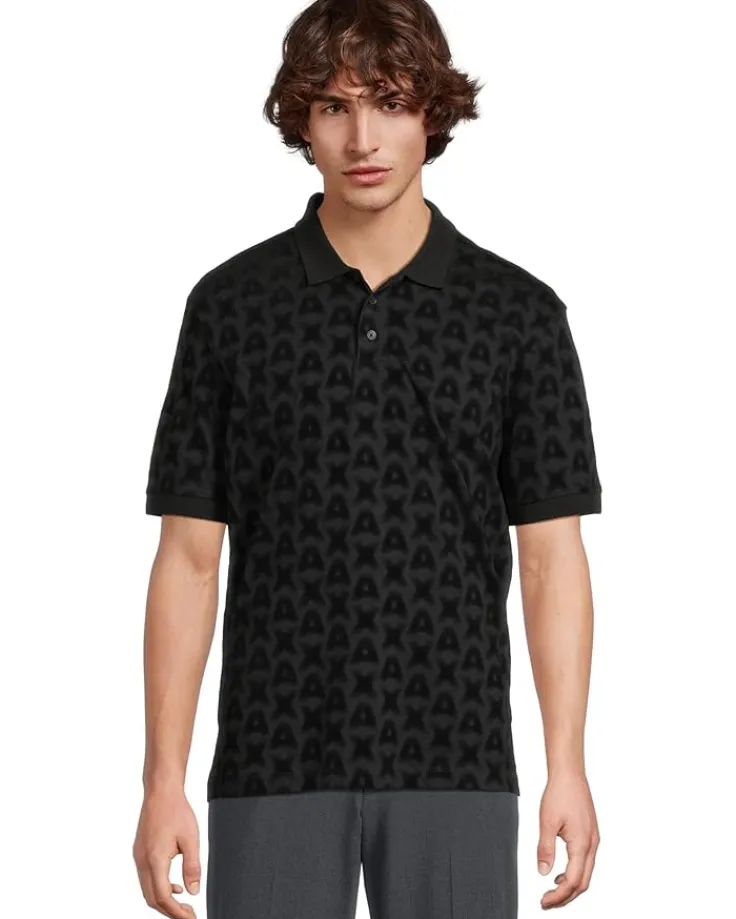 ax_flocking_polo_0.webp Armani Exchange Ax Flocking Polo | Shirts & Tops