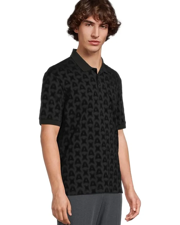ax_flocking_polo_1.webp Armani Exchange Ax Flocking Polo | Shirts & Tops