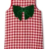 Hatley Kids Big Bow Houndstooth Dress (Toddler/Little Kid/Big Kid) | Kids Dresses