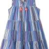 Hatley Kids Boho Stripe Layered Tiered Dress (Toddler/Little Kid/Big Kid) | Kids Dresses