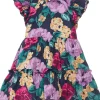 Janie and Jack Bold Floral Dress (Toddler/Little Kids/Big Kids) | Kids Dresses