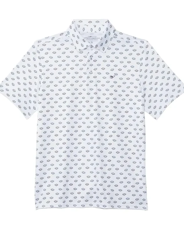 Vineyard Vines Kids Boys Printed Sankaty Polo (Little Kid) | Kids/BOY Shirts & Tops