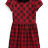 Polo Ralph Lauren Kids Buffalo Check Stretch Ponte Dress (Toddler/Little Kids) | Kids Dresses