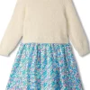Hatley Kids Cami Lace Fuzzy Mixed Sequin Skirt Dress (Toddler/Little Kid/Big Kid) | Kids Dresses