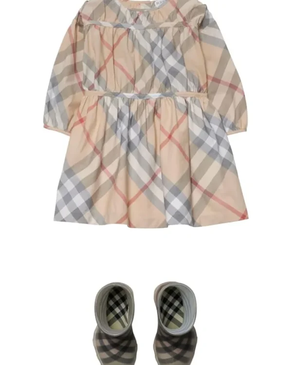 Burberry Kids Cecille Dress (Infant/Toddler) | Kids Dresses