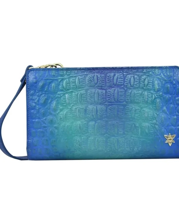 Anuschka Cell Phone Crossbody Wallet 1149 | Women Handbags