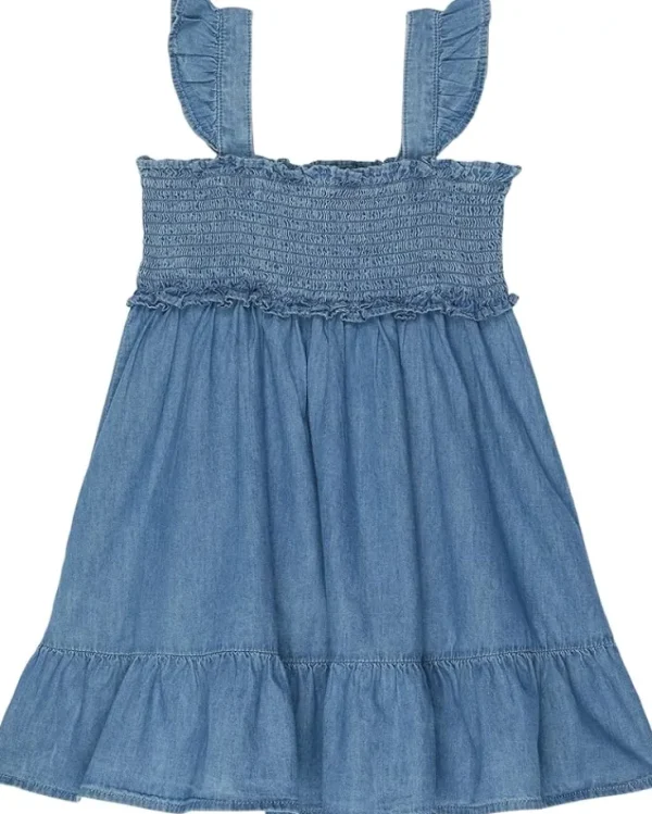 Janie and Jack Chambray Dress (Toddler/Little Kids/Big Kids) | Kids Dresses