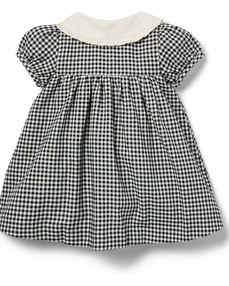checked_collar_dress_infa_1.webp Janie and Jack Checked Collar Dress (Infant) | Kids Dresses