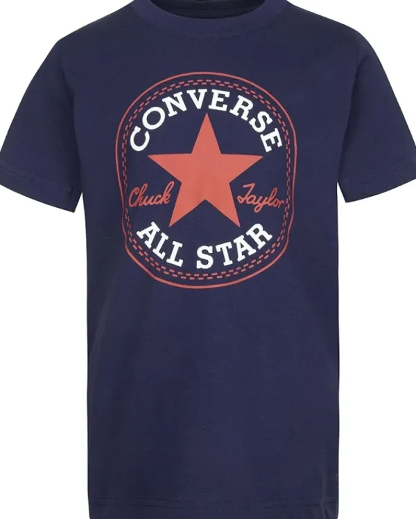 Converse Kids Core Chuck Patch Tee (Toddler/Little Kids) | Kids/BOY Shirts & Tops