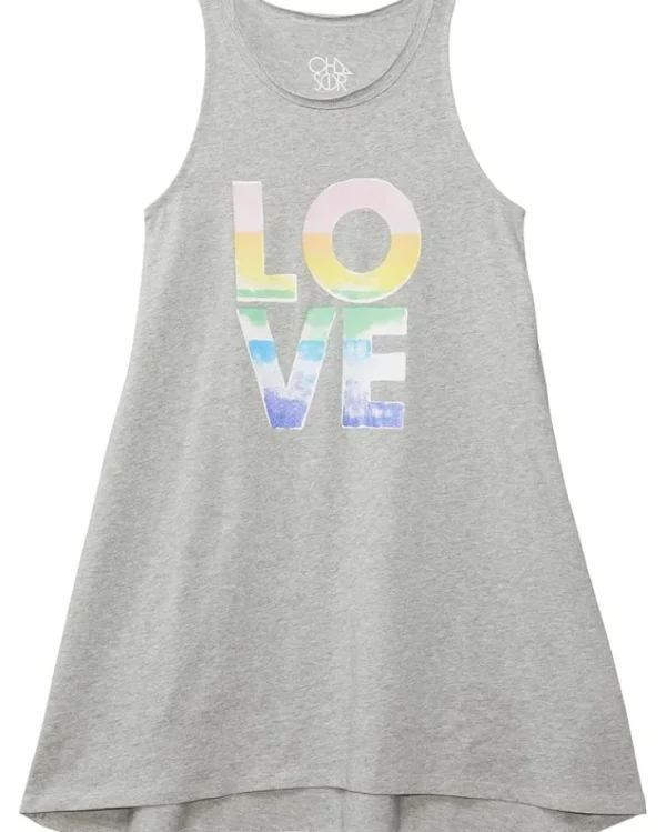 Chaser Kids Cotton Jersey Tank Dress (Toddler/Little Kids) | Kids Dresses