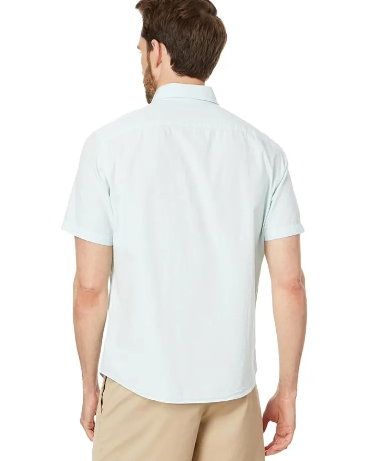 cotton_seersucker_shortsl_1.webp UNTUCKit Cotton Seersucker Short-Sleeve Pavao Shirt | Shirts & Tops