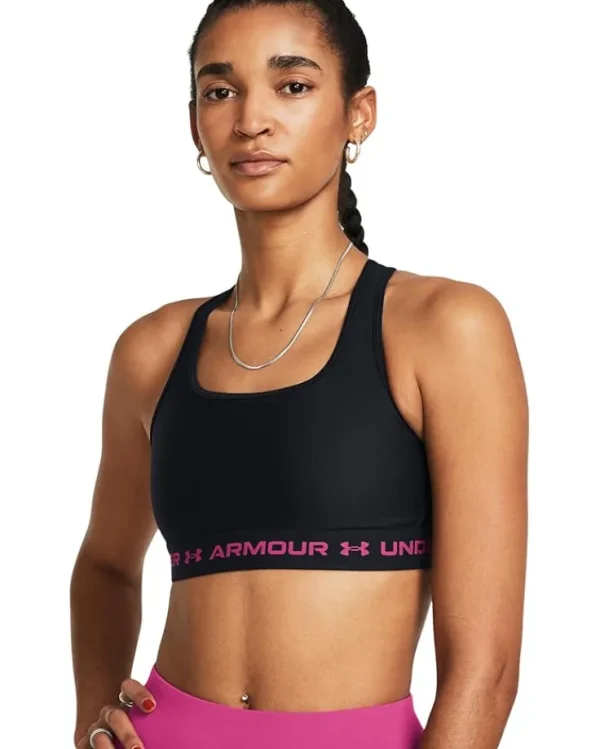 Under Armour Cross-Back Mid Bra | Women Activewear