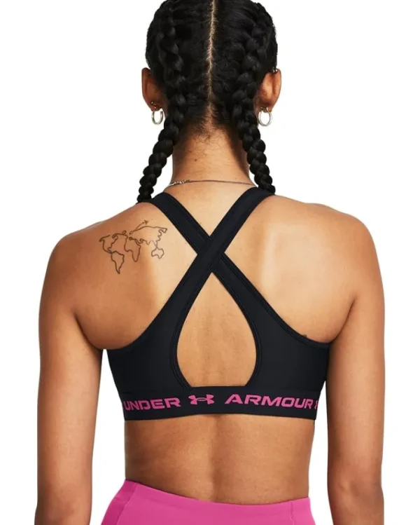 Under Armour Cross-Back Mid Bra | Women Activewear