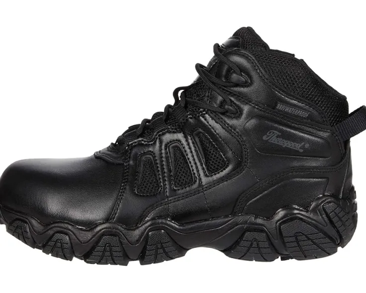 crosstrex_side_zip_mid_wa_3.webp Thorogood Crosstrex Side Zip Mid Waterproof Comp Toe Polished | Work & Duty Boots