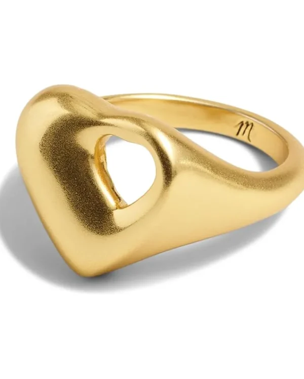 Madewell Cutout Heart Signet Ring | Women Jewelry