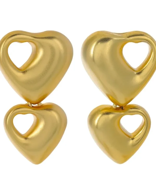 Madewell Cutout Heart Statement Puffy Earring | Women Jewelry