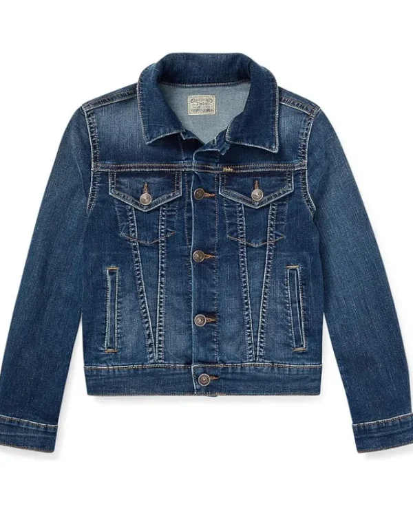 Polo Ralph Lauren Kids Denim Trucker Jacket (Big Kids) | Kids Coats & Jackets