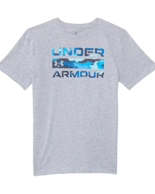 Under Armour Kids Dissolve Camo Logo Tee (Big Kid) | Kids/BOY Shirts & Tops