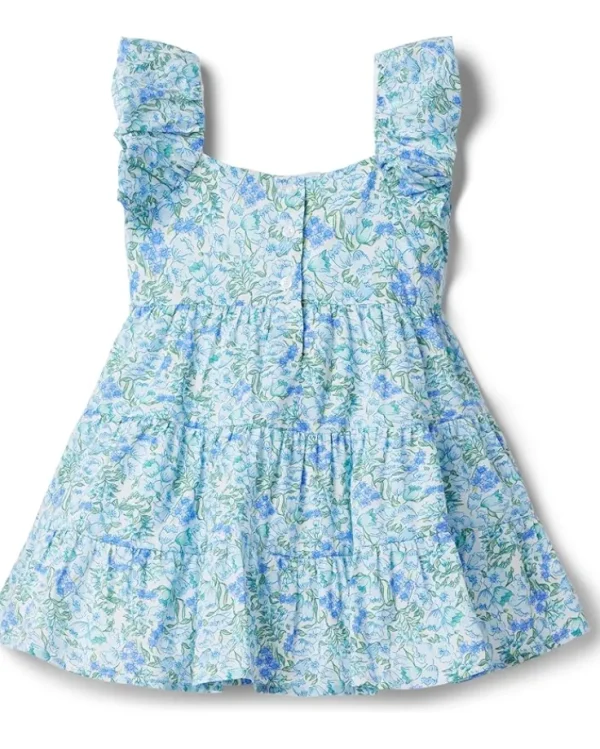 Janie and Jack Ditsy Floral Dress (Toddler/Little Kids/Big Kids) | Kids Dresses
