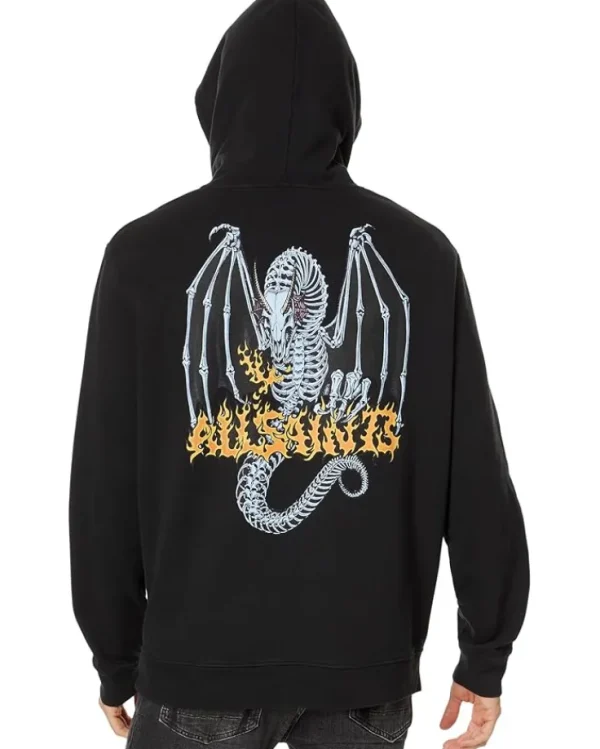 AllSaints Dragonskull Oth Hoodie | Hoodies & Sweatshirts
