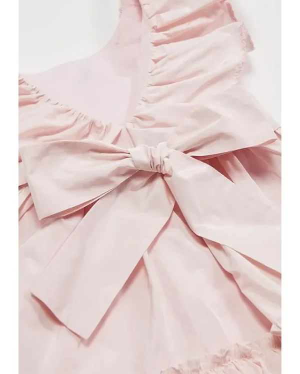 Stella McCartney Kids Dress with Ruffles and Belt (Toddler/Little Kids/Big Kids) | Kids Dresses