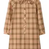 Burberry Kids Elodie Check Dress (Toddler/Little Kid/Big Kid) | Kids Dresses