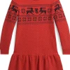 Polo Ralph Lauren Kids Fair Isle Fleece Dress (Big Kids) | Kids Dresses