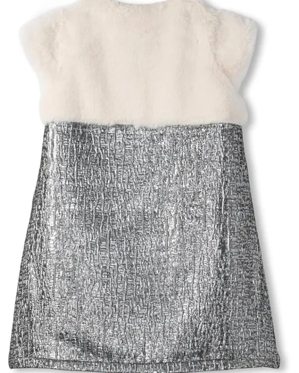 Hatley Kids Faux Fur Jacquard Dress (Toddler/Little Kid/Big Kid) | Kids Dresses
