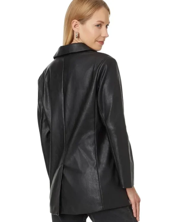 Levi's® Faux Leather Single Breasted Blazer | Women Plus Size | Coats & Outerwear
