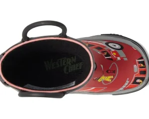 Western Chief Kids Fire Truck Rescue Tread Loop Boot (Toddler/Little Kid/Big Kid) | Kids/BOY Boots