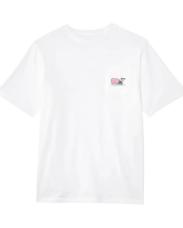 Vineyard Vines Kids Football Whale Short Sleeve Tee (Toddler/Little Kid/Big Kid) | Kids/BOY Shirts & Tops